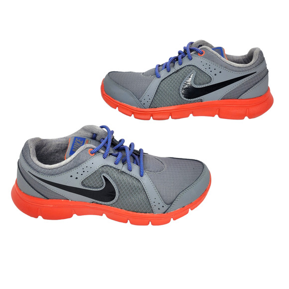 Nike Other - Nike Shoes Kids 5.5 Gray Red Unisex Flex Running Workout Sneakers Tennis Sports